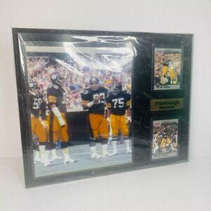 Pittsburgh Stealers Photo Collage Plaque Mounted NEW SEALED 12in x 15in Swann